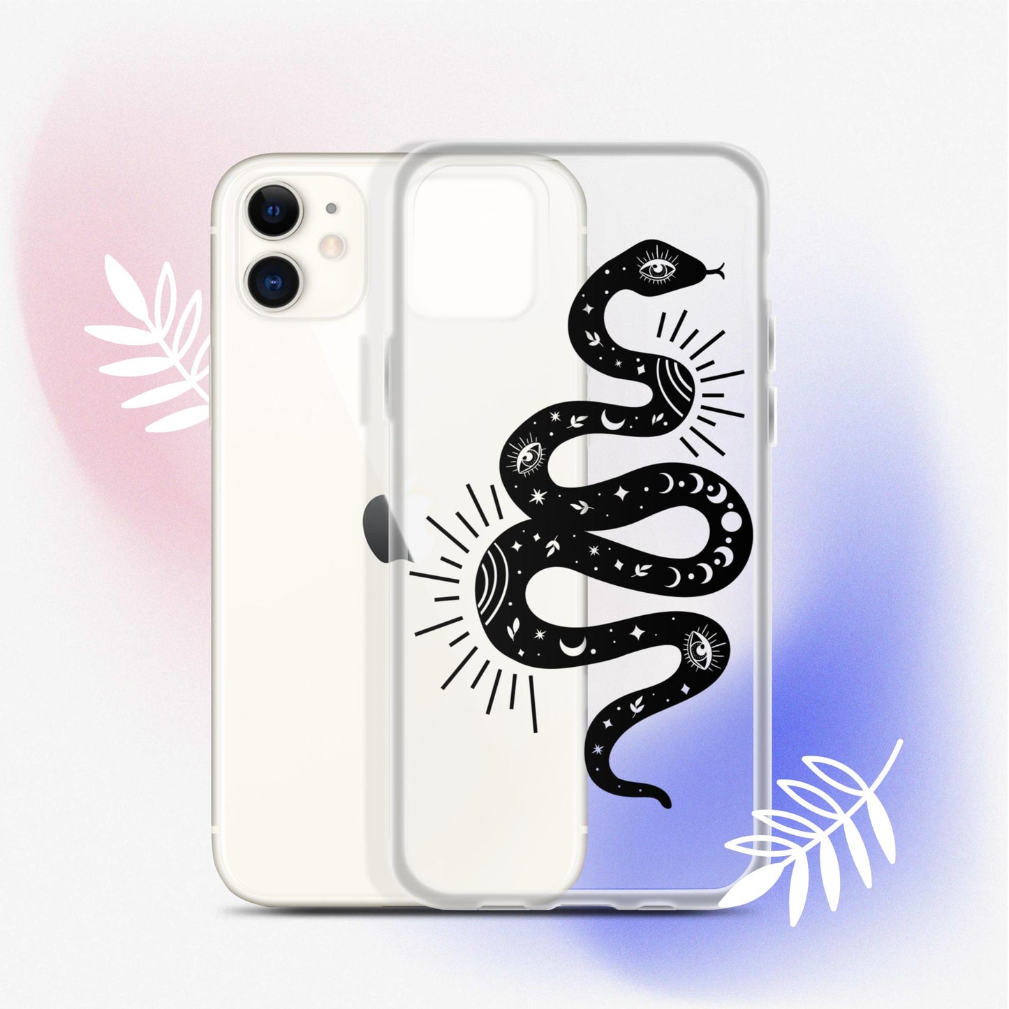 Celestial Snake Clear Case for iPhone®