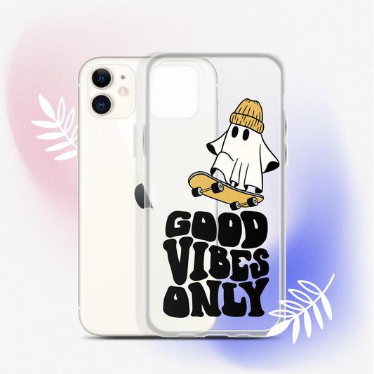 Good Vibes Ghost 3 - Clear Case for iPhone®