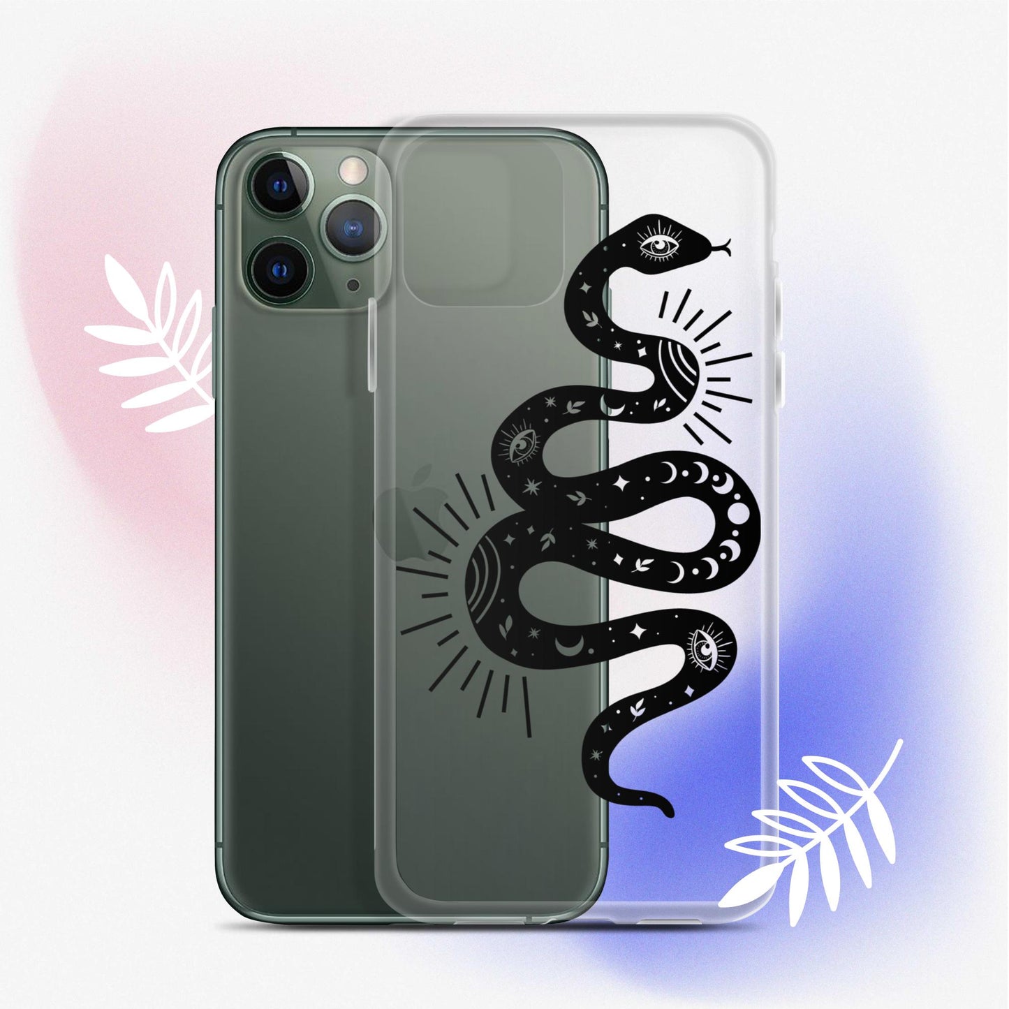 Celestial Snake Clear Case for iPhone®