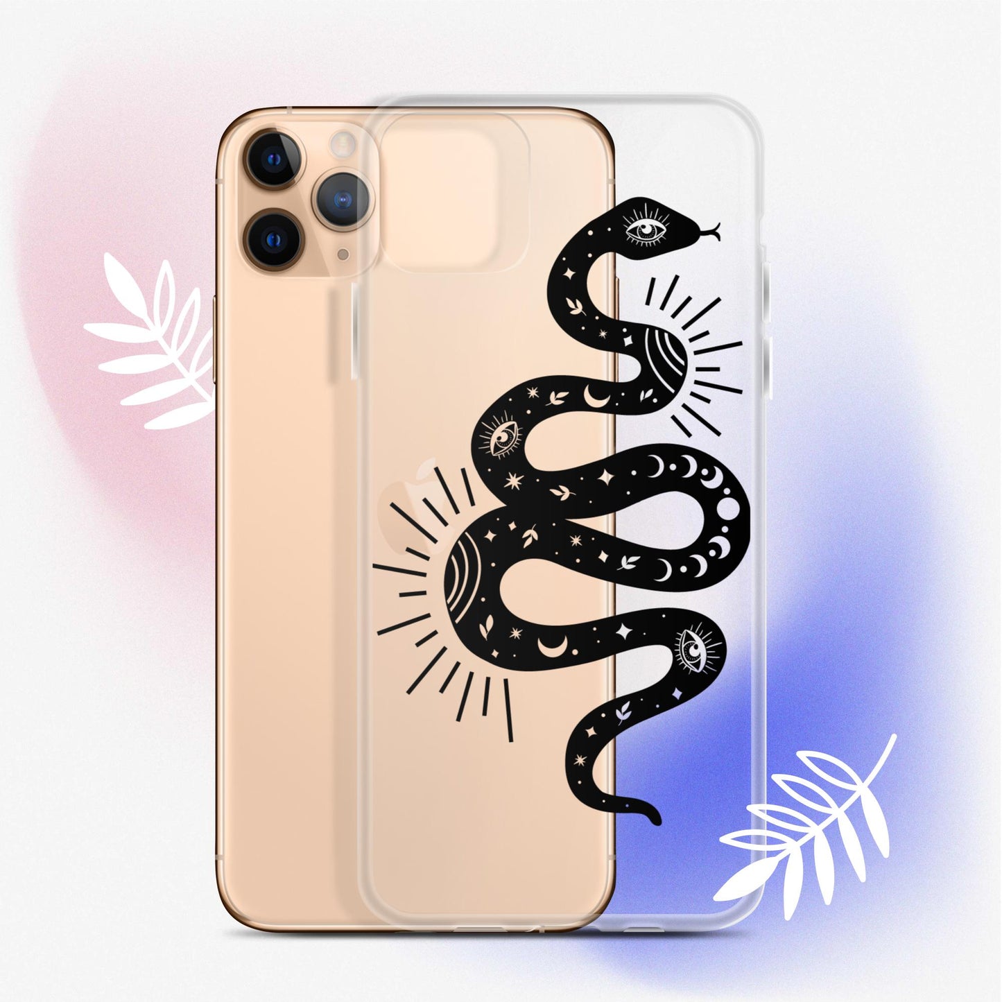 Celestial Snake Clear Case for iPhone®