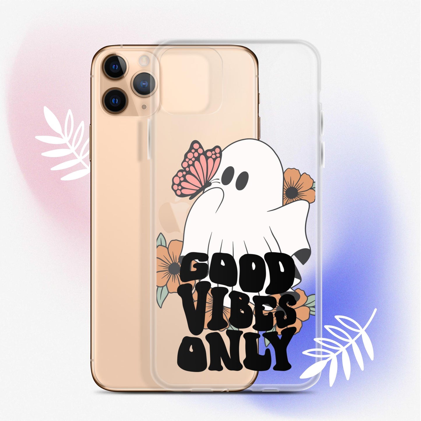 Good Vibes Ghost 2 - Clear Case for iPhone®