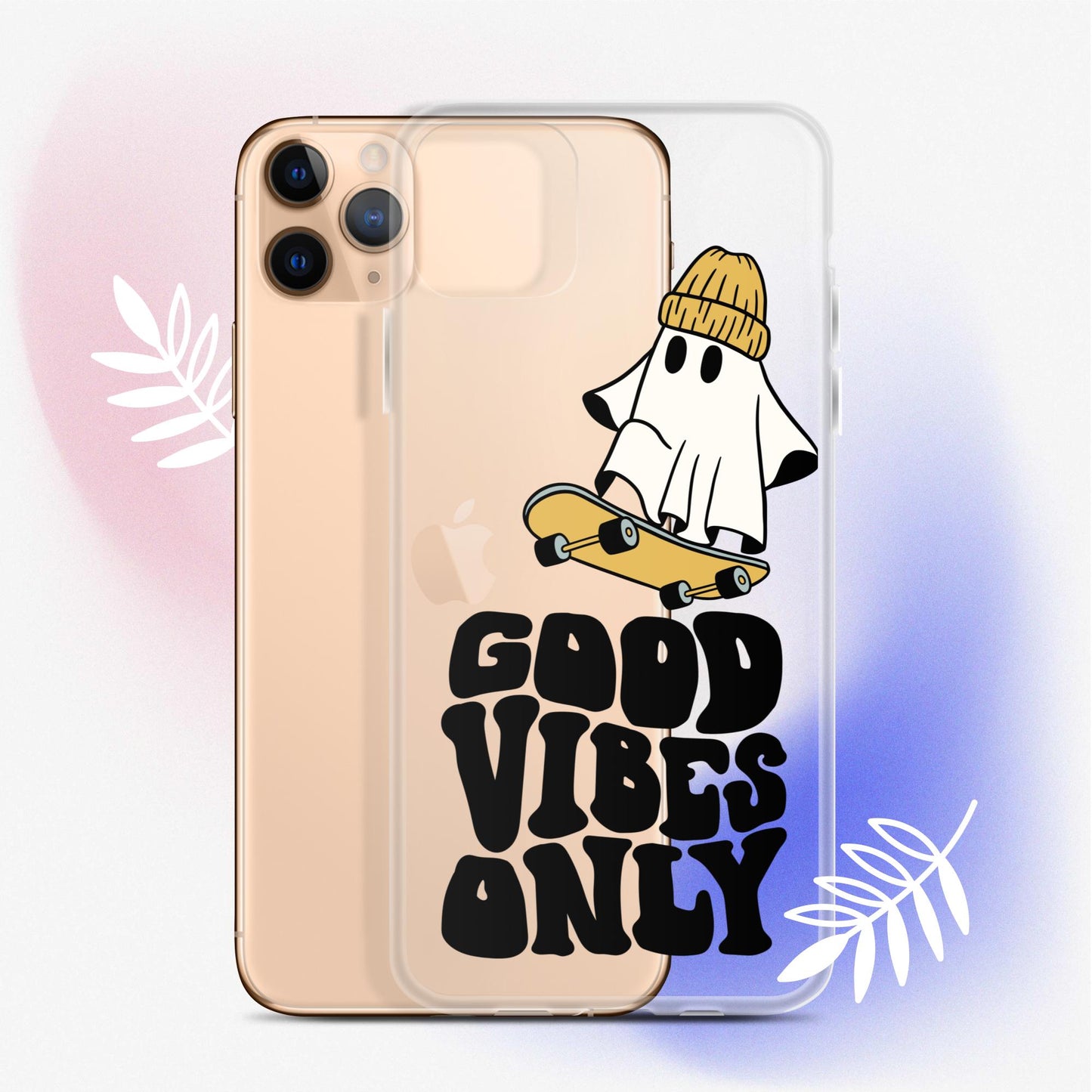 Good Vibes Ghost 3 - Clear Case for iPhone®