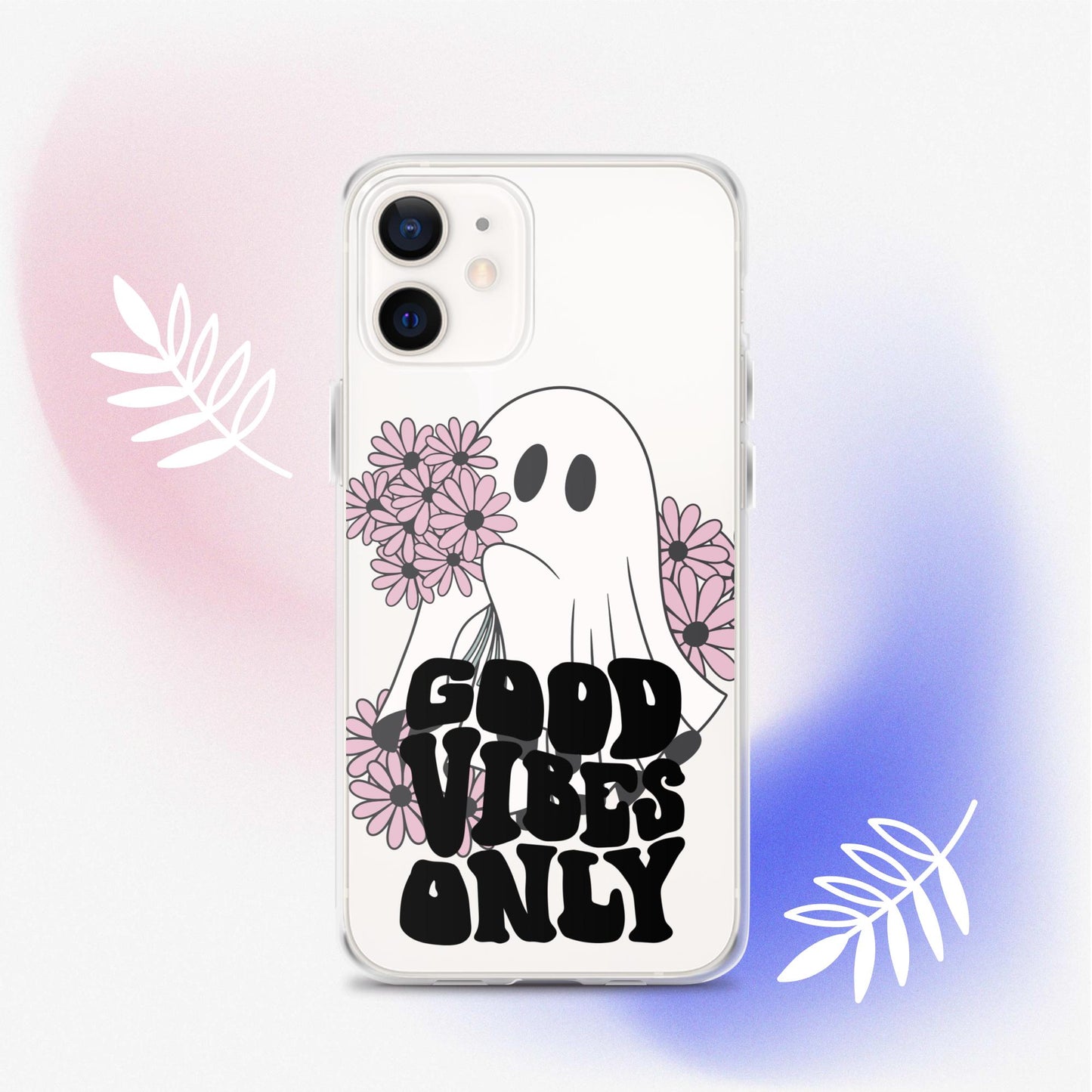 Good Vibes Ghost 1 - Clear Case for iPhone®