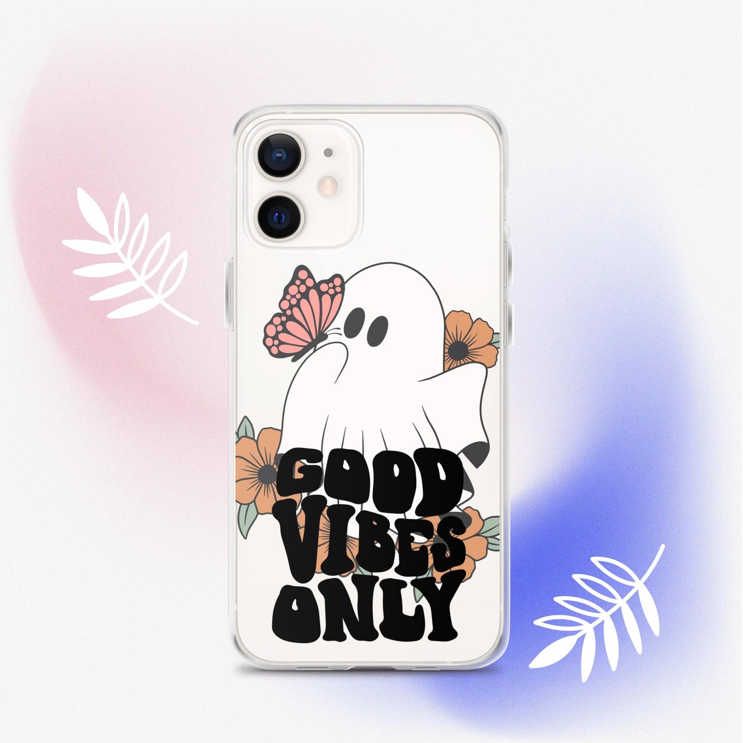 Good Vibes Ghost 2 - Clear Case for iPhone®