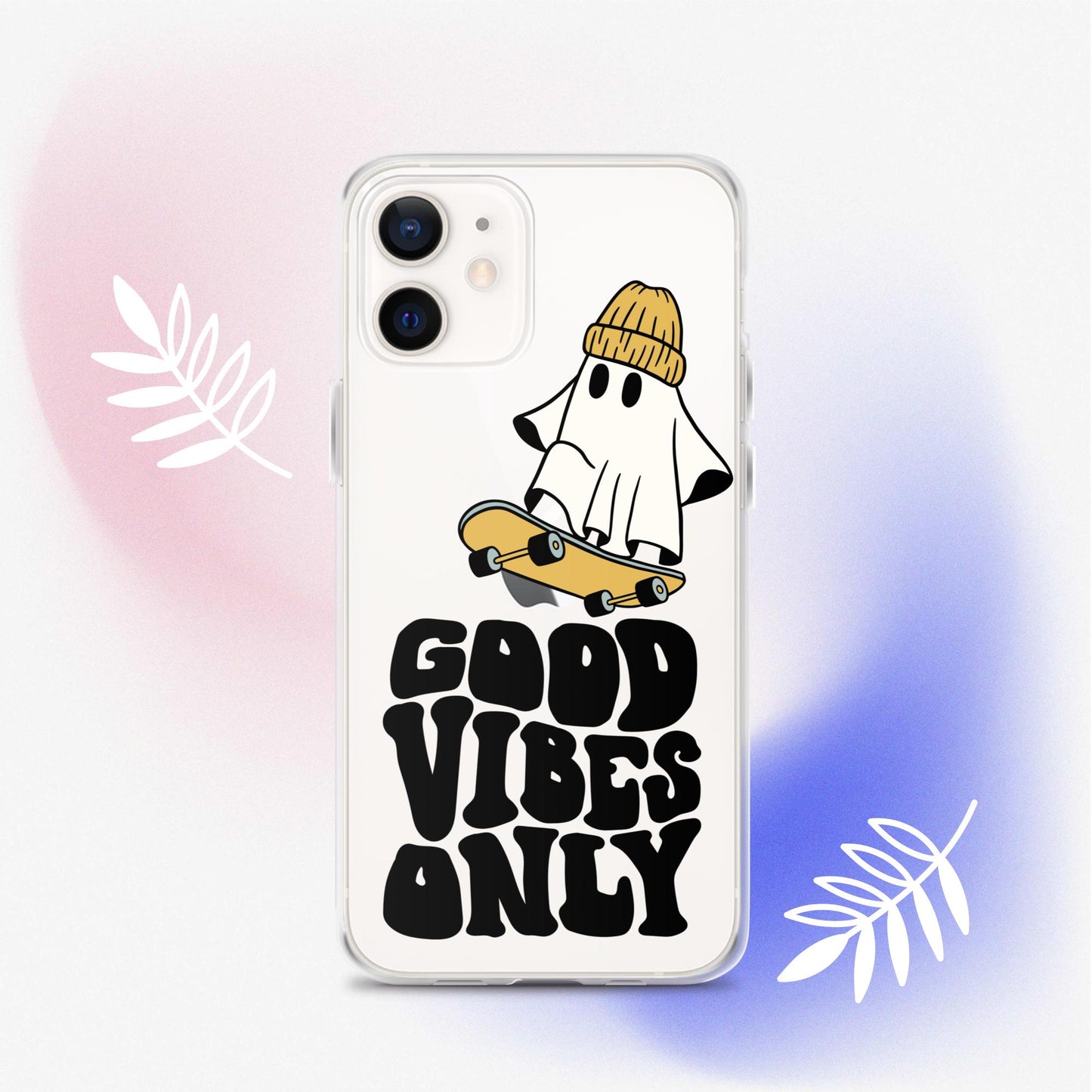 Good Vibes Ghost 3 - Clear Case for iPhone®