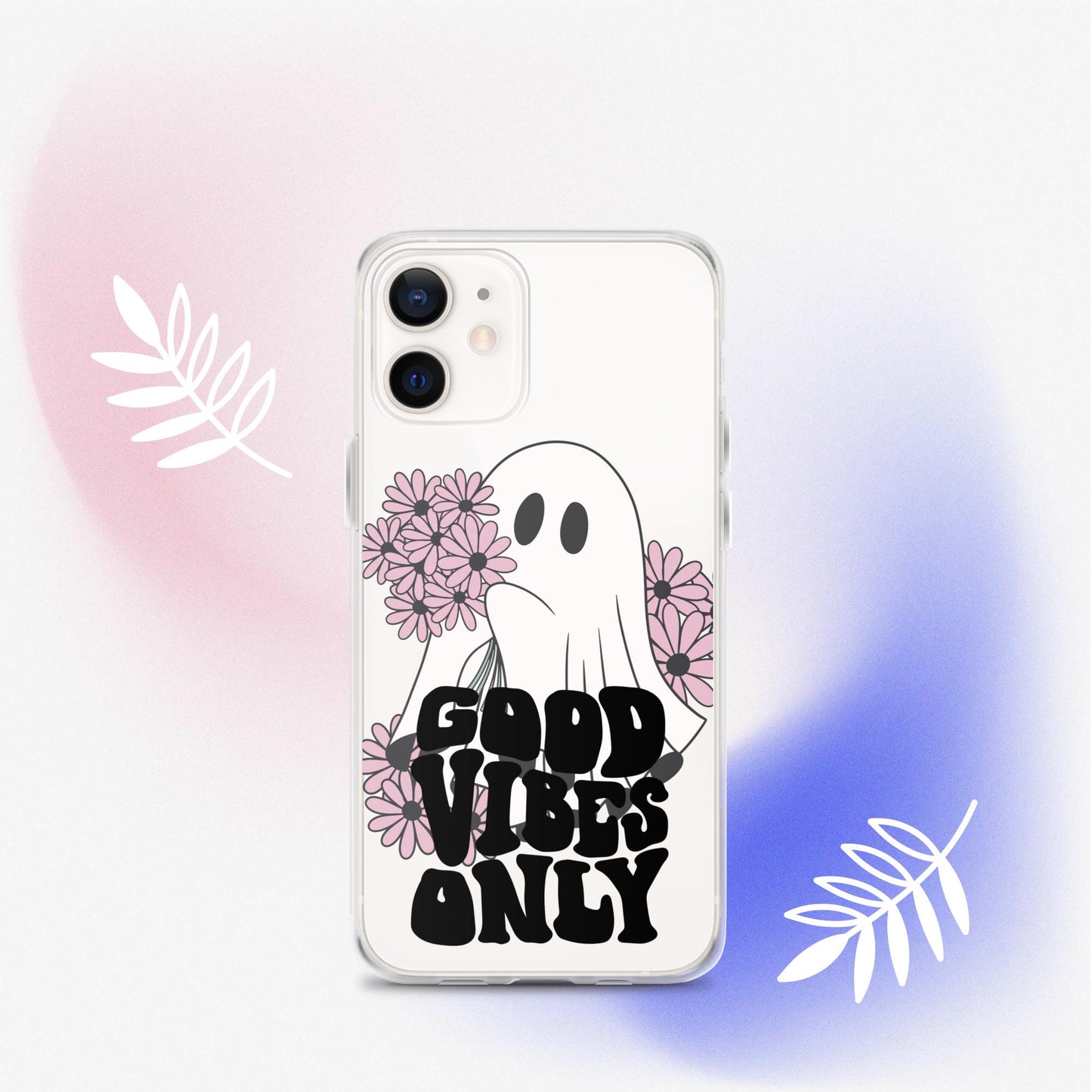 Good Vibes Ghost 1 - Clear Case for iPhone®