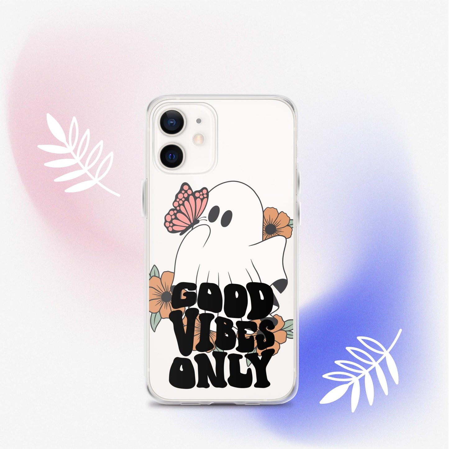 Good Vibes Ghost 2 - Clear Case for iPhone®