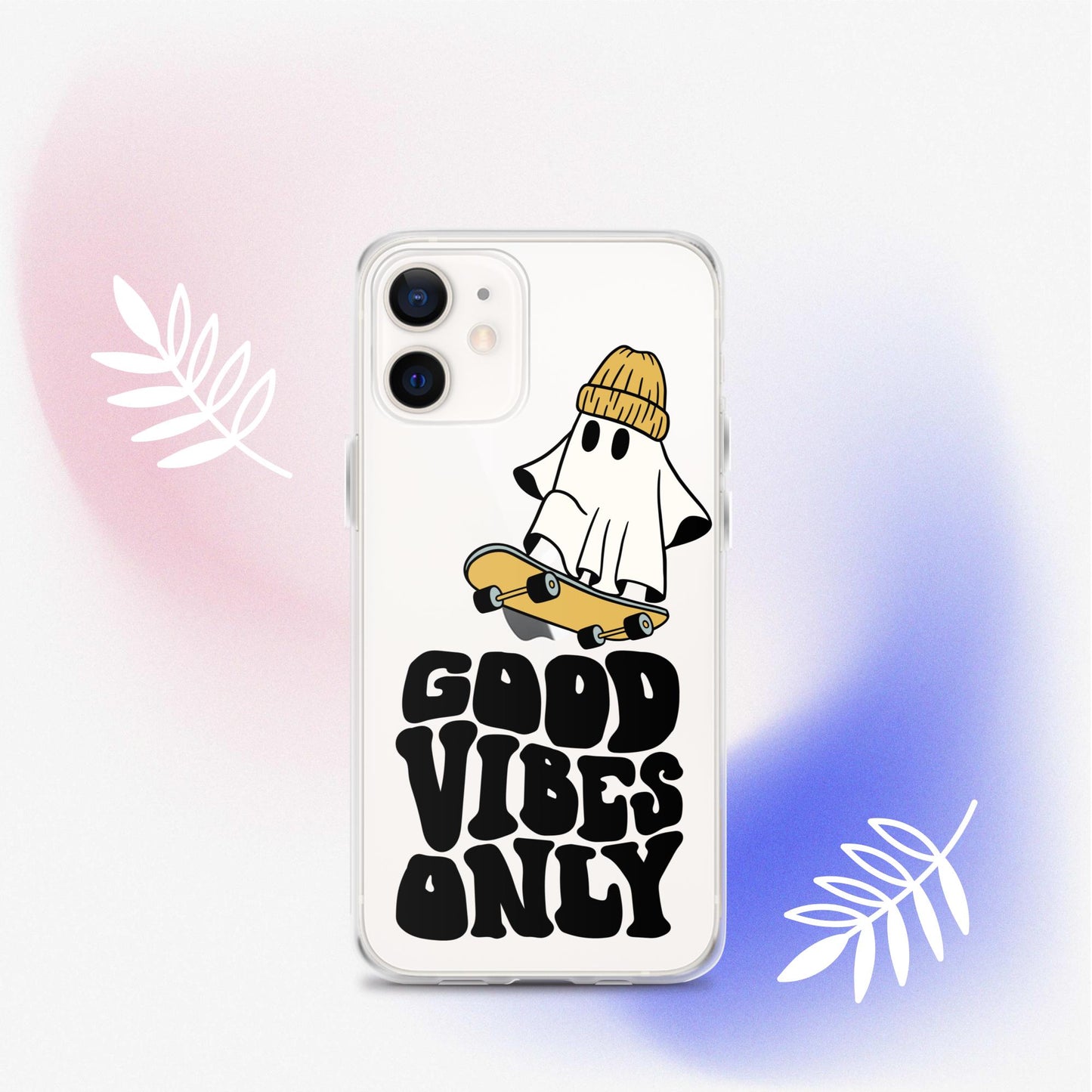 Good Vibes Ghost 3 - Clear Case for iPhone®