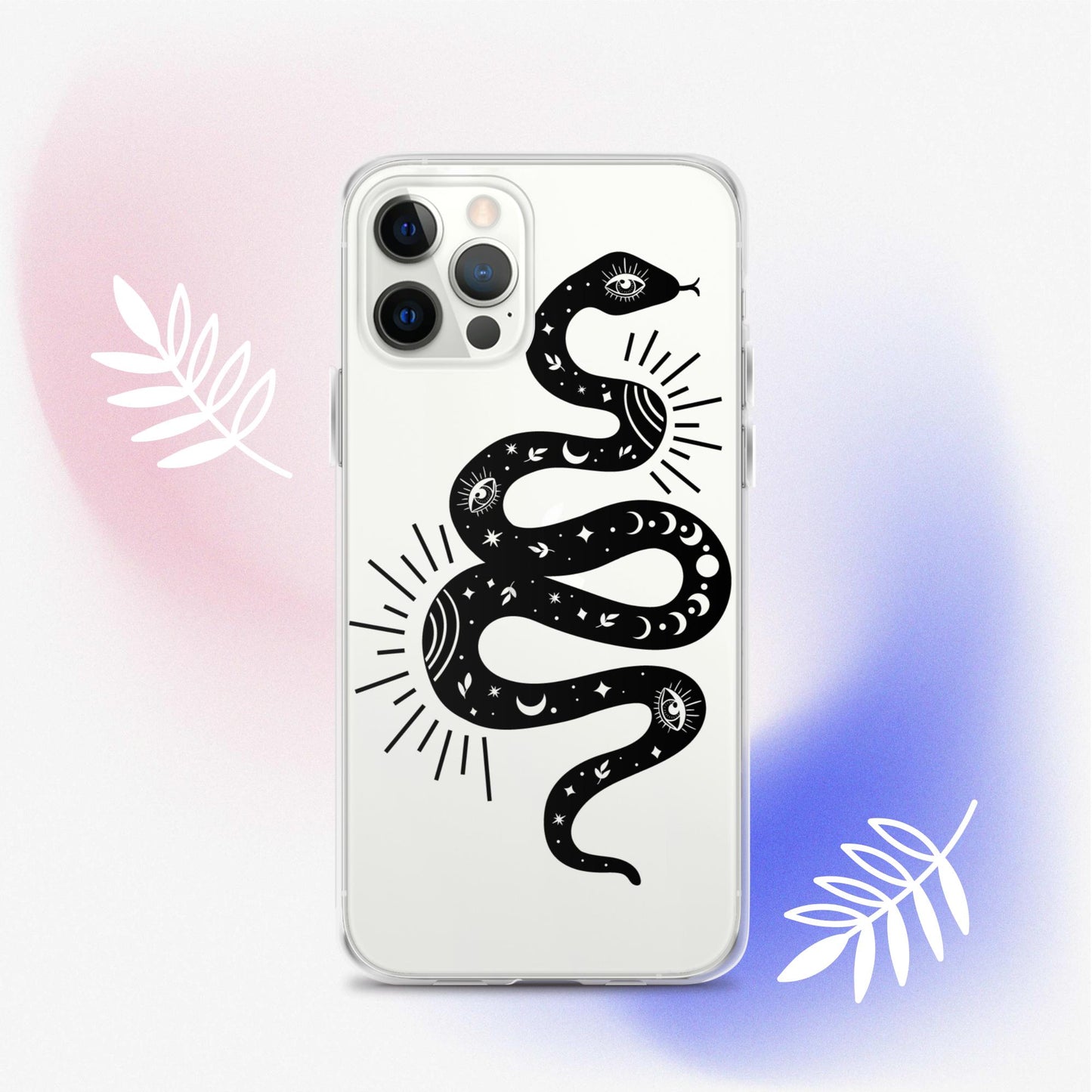 Celestial Snake Clear Case for iPhone®