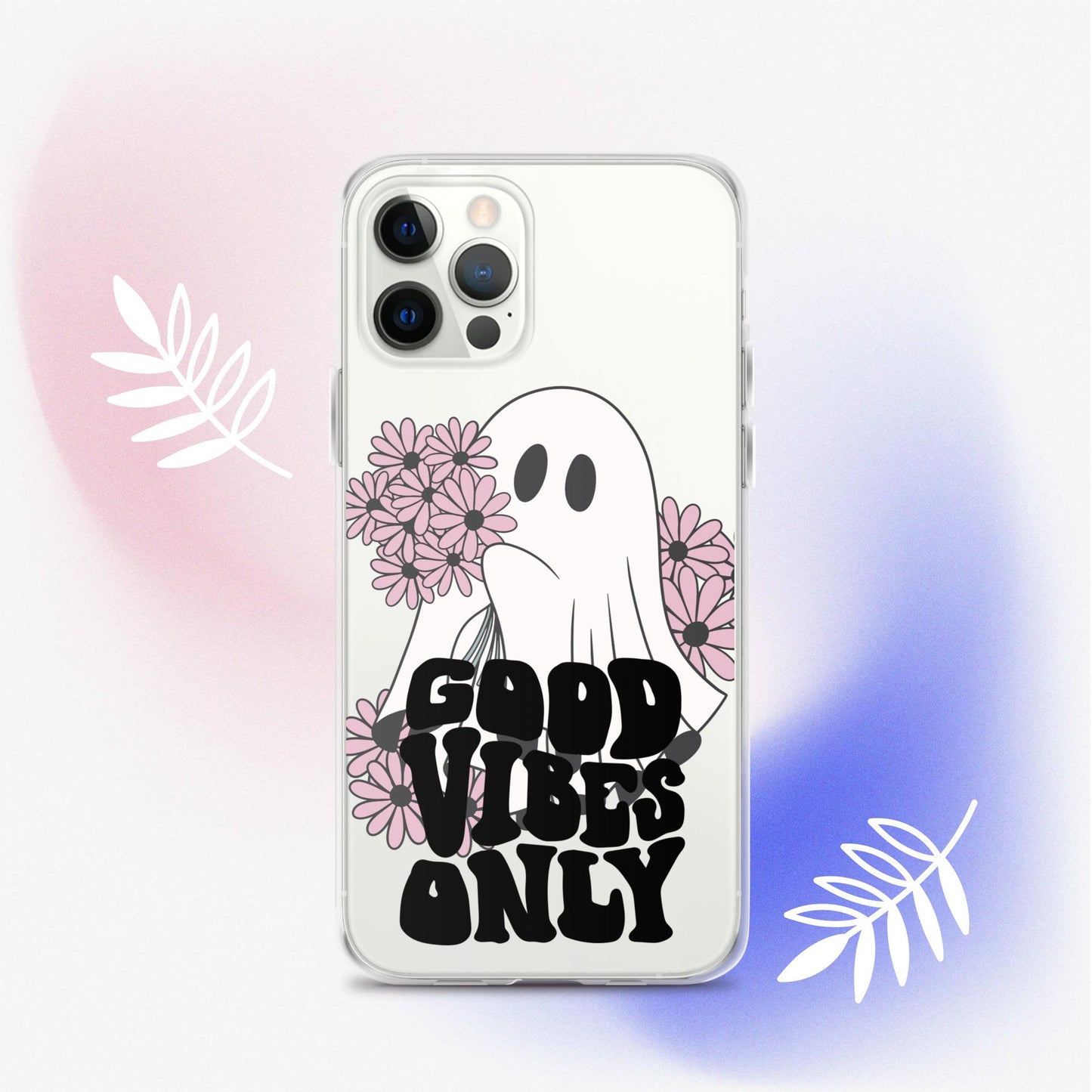 Good Vibes Ghost 1 - Clear Case for iPhone®