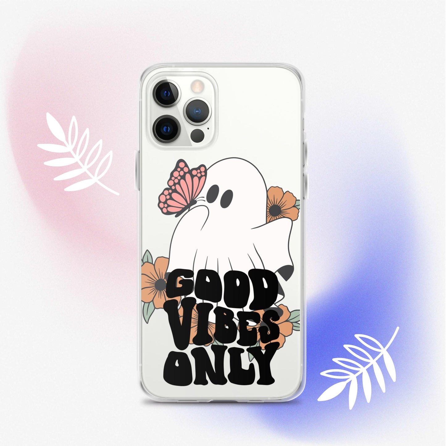 Good Vibes Ghost 2 - Clear Case for iPhone®