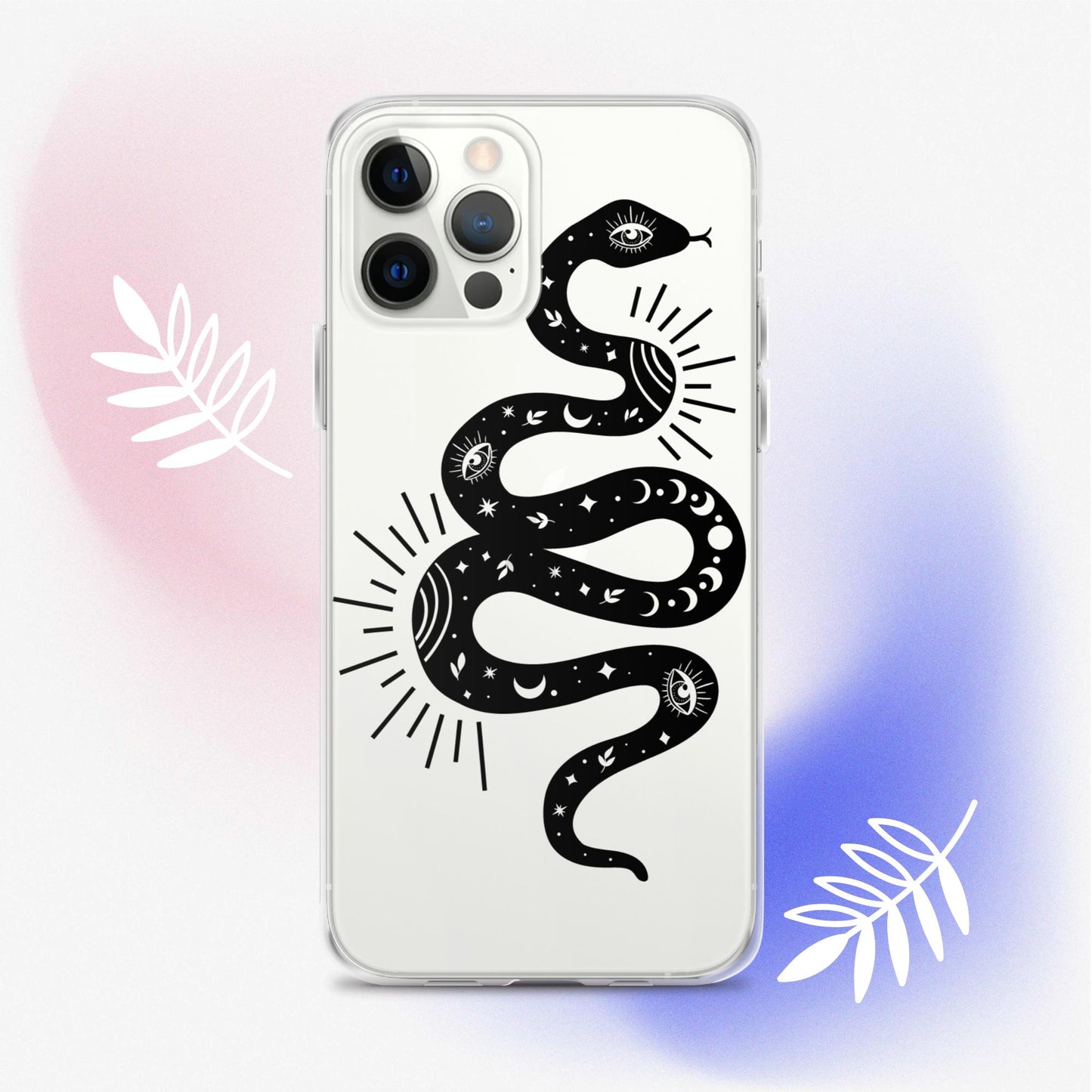 Celestial Snake Clear Case for iPhone®