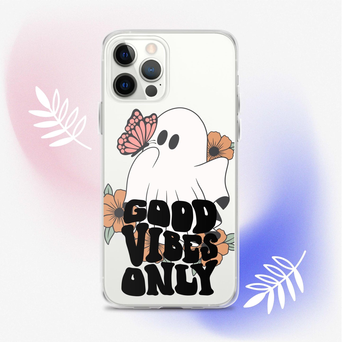 Good Vibes Ghost 2 - Clear Case for iPhone®