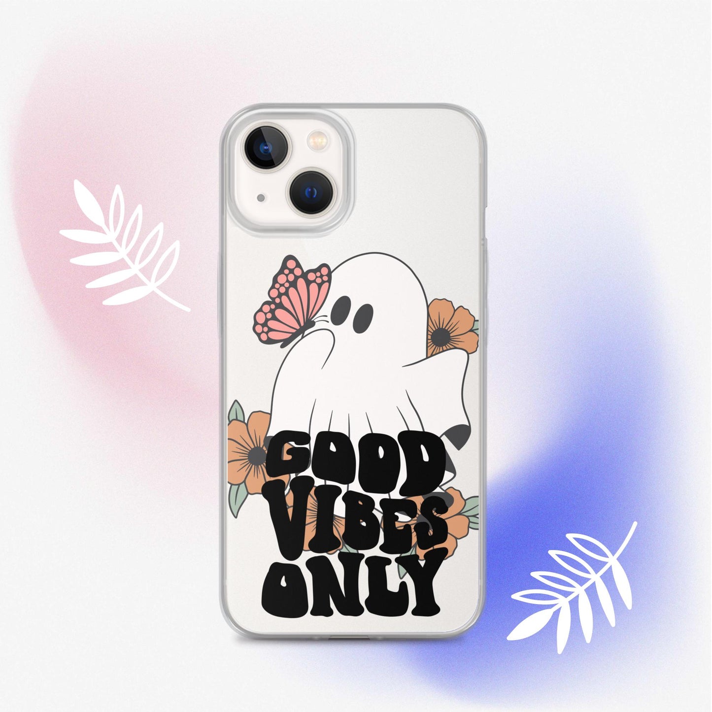 Good Vibes Ghost 2 - Clear Case for iPhone®