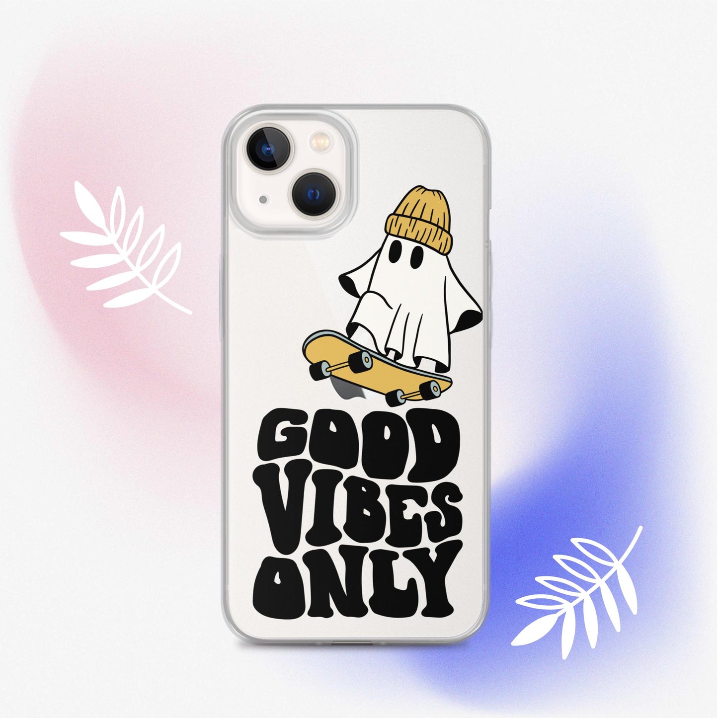 Good Vibes Ghost 3 - Clear Case for iPhone®