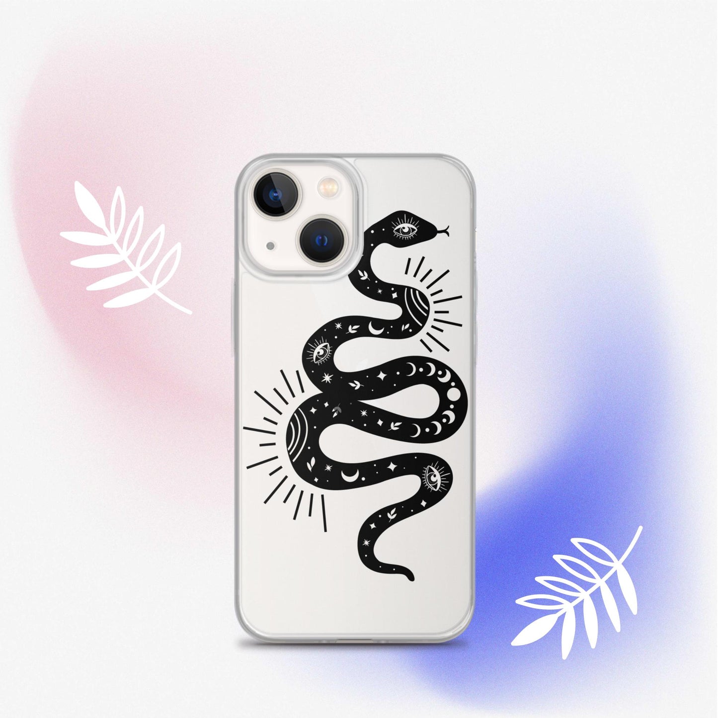 Celestial Snake Clear Case for iPhone®