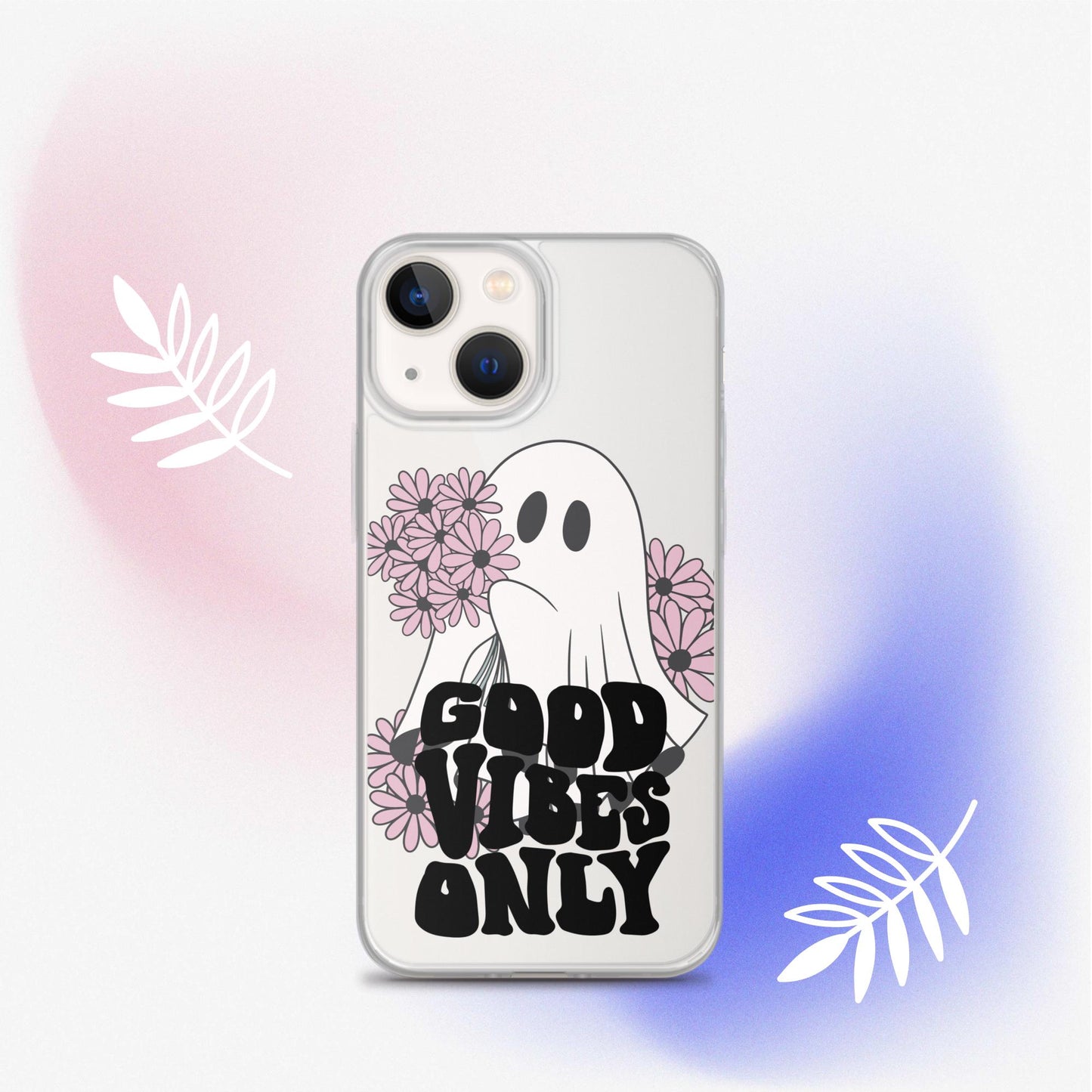 Good Vibes Ghost 1 - Clear Case for iPhone®