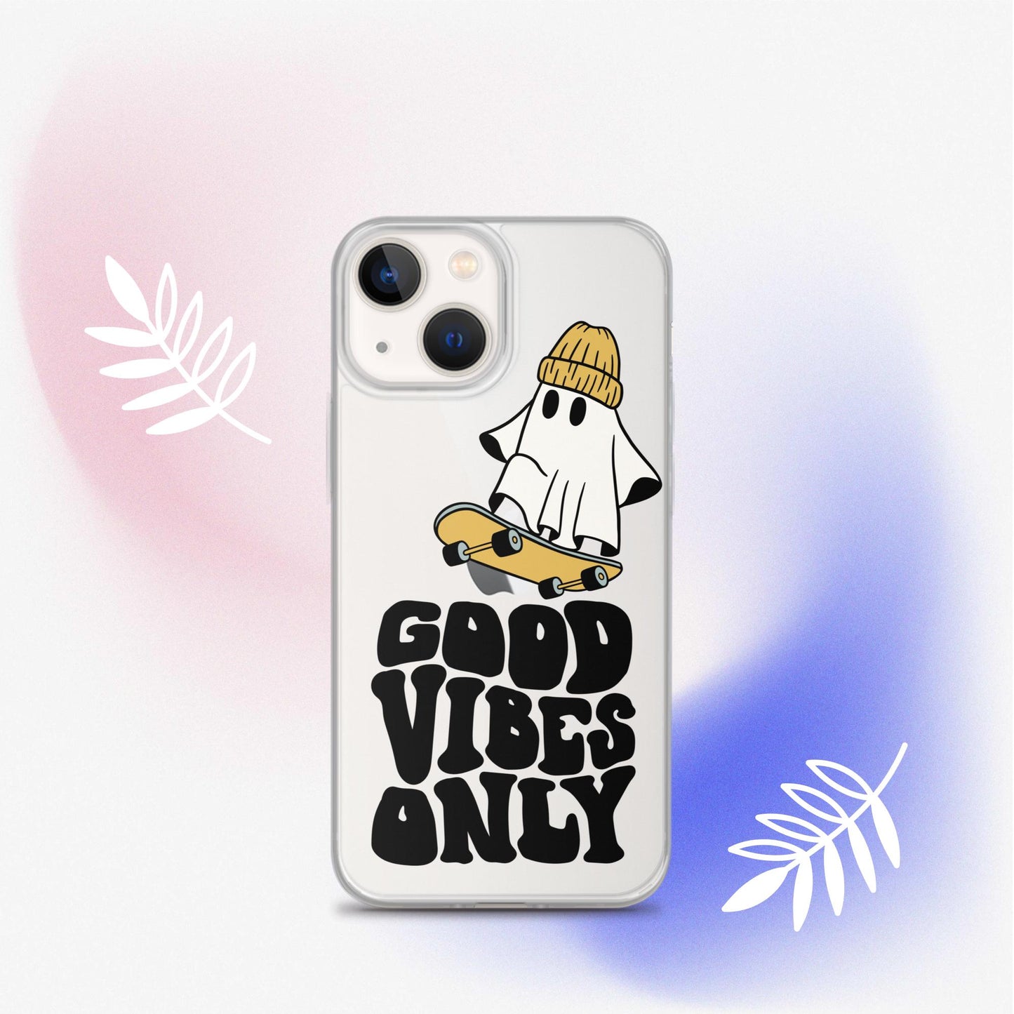 Good Vibes Ghost 3 - Clear Case for iPhone®