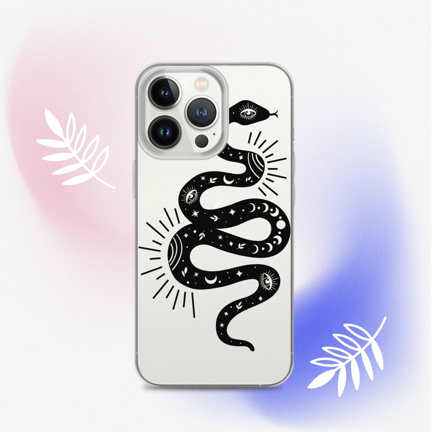 Celestial Snake Clear Case for iPhone®