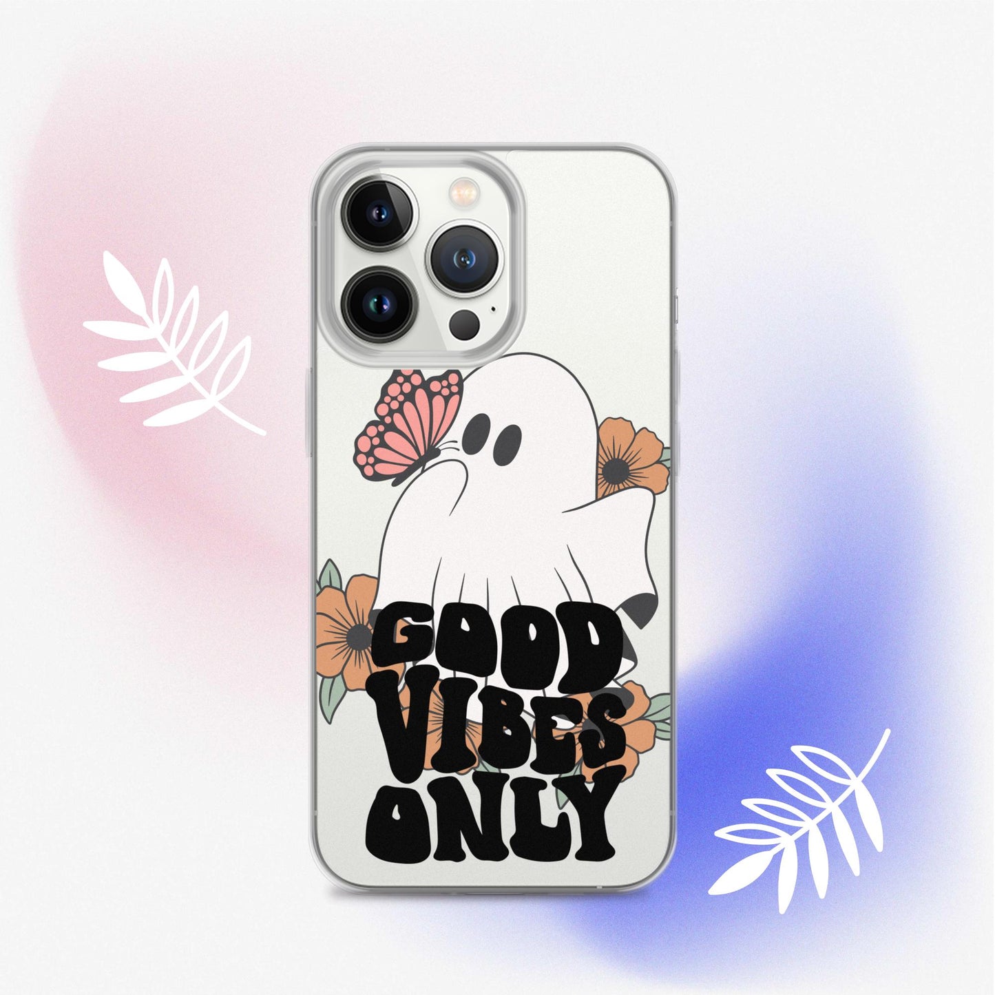 Good Vibes Ghost 2 - Clear Case for iPhone®