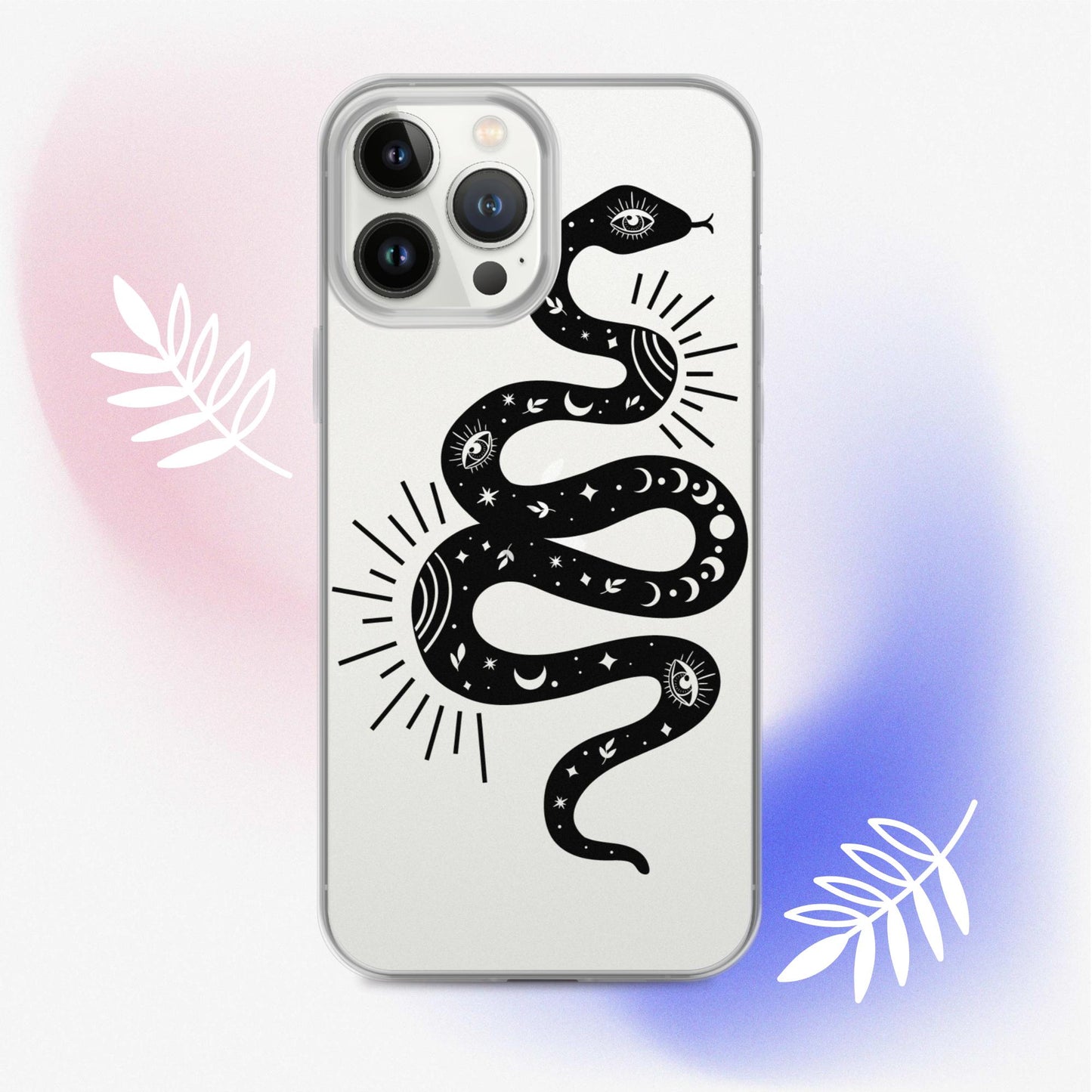 Celestial Snake Clear Case for iPhone®