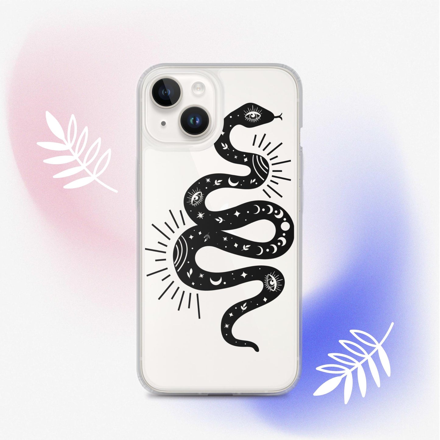 Celestial Snake Clear Case for iPhone®