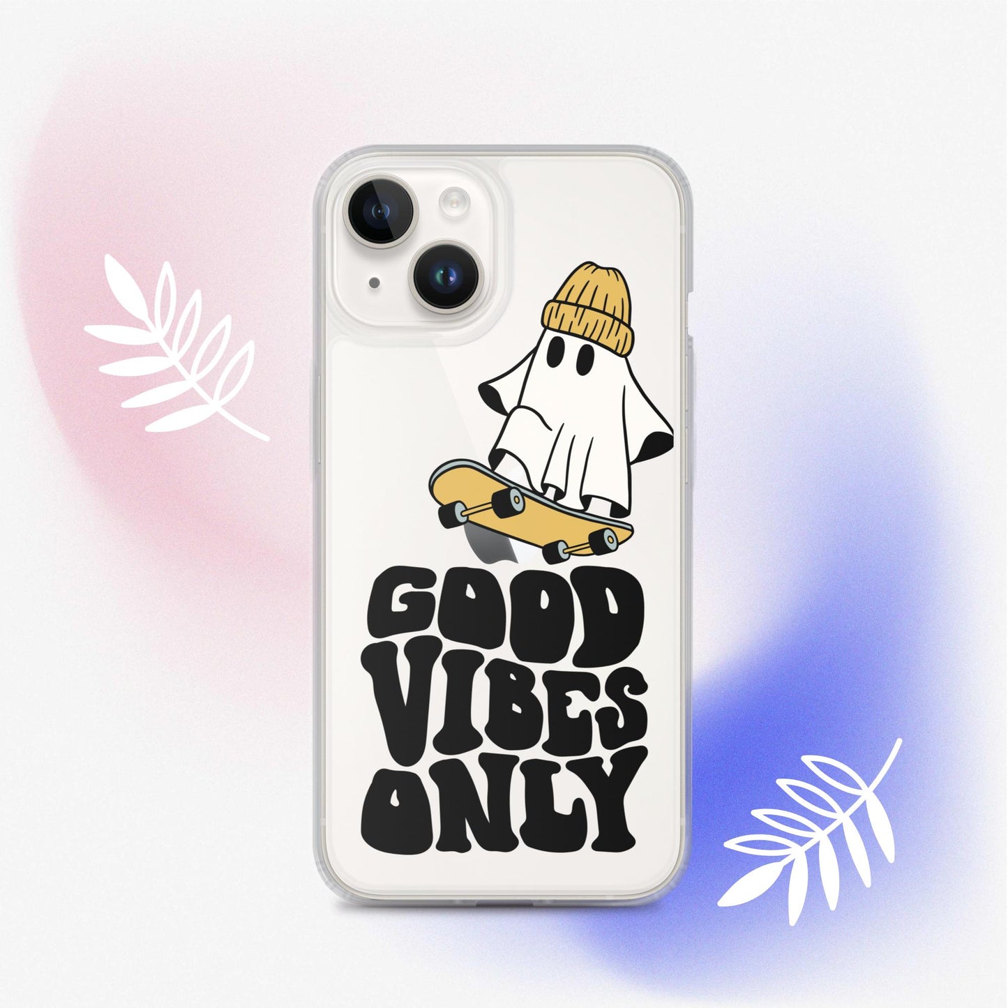 Good Vibes Ghost 3 - Clear Case for iPhone®