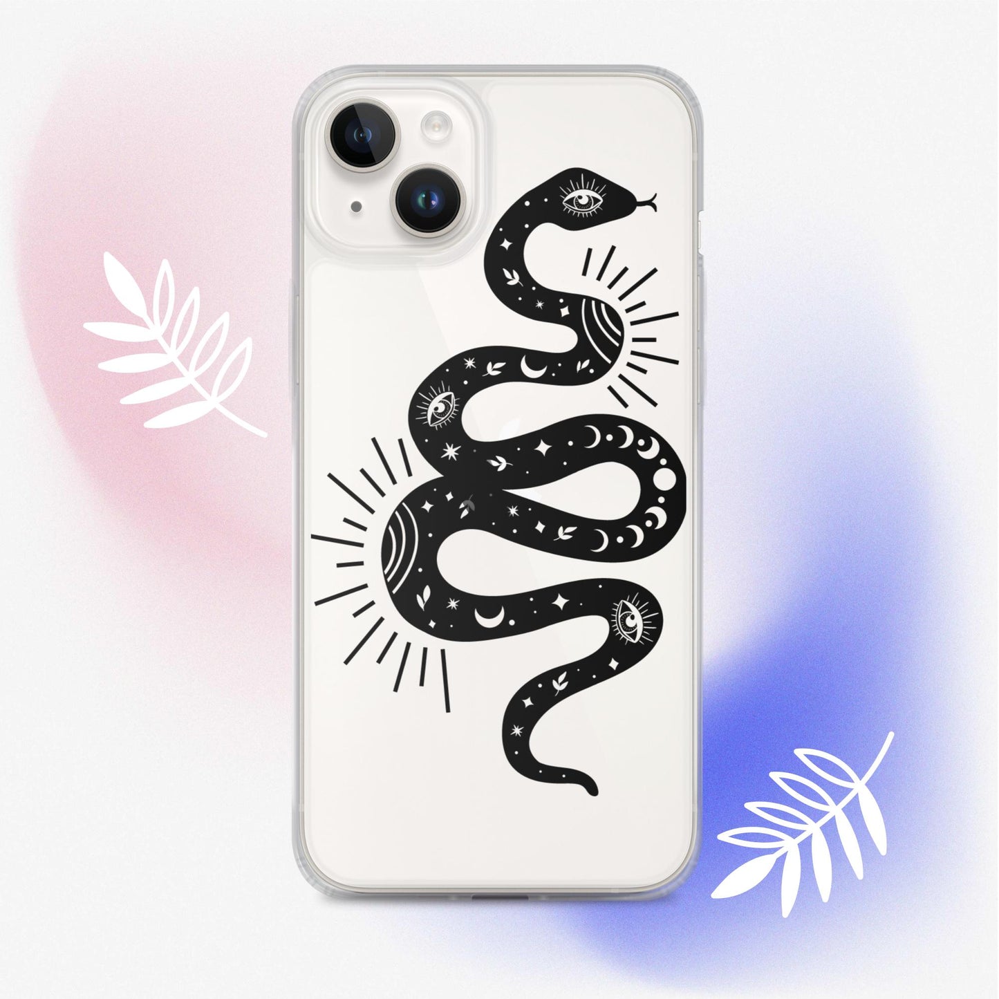 Celestial Snake Clear Case for iPhone®