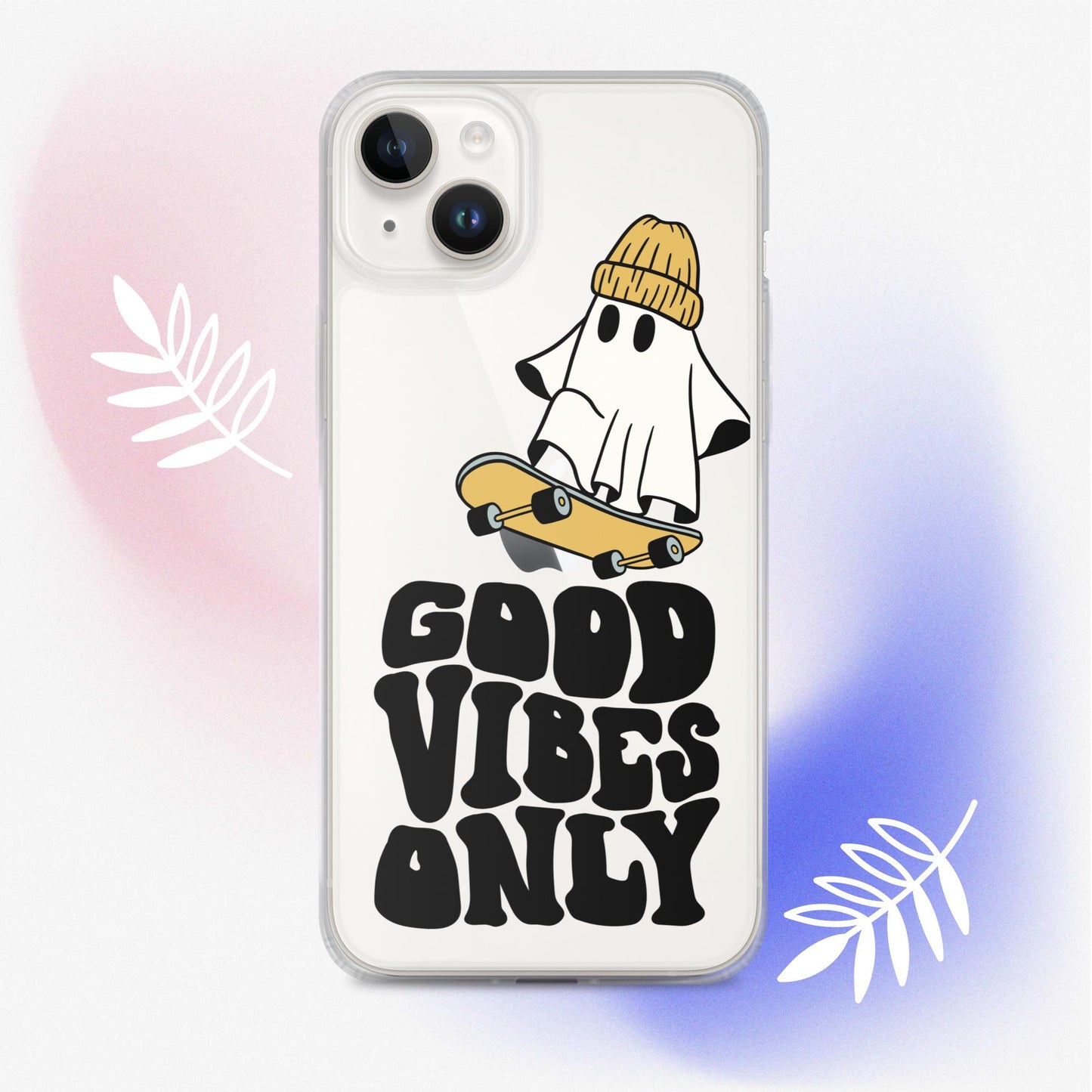 Good Vibes Ghost 3 - Clear Case for iPhone®