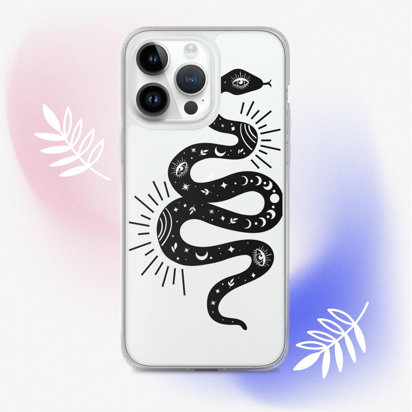 Celestial Snake Clear Case for iPhone®