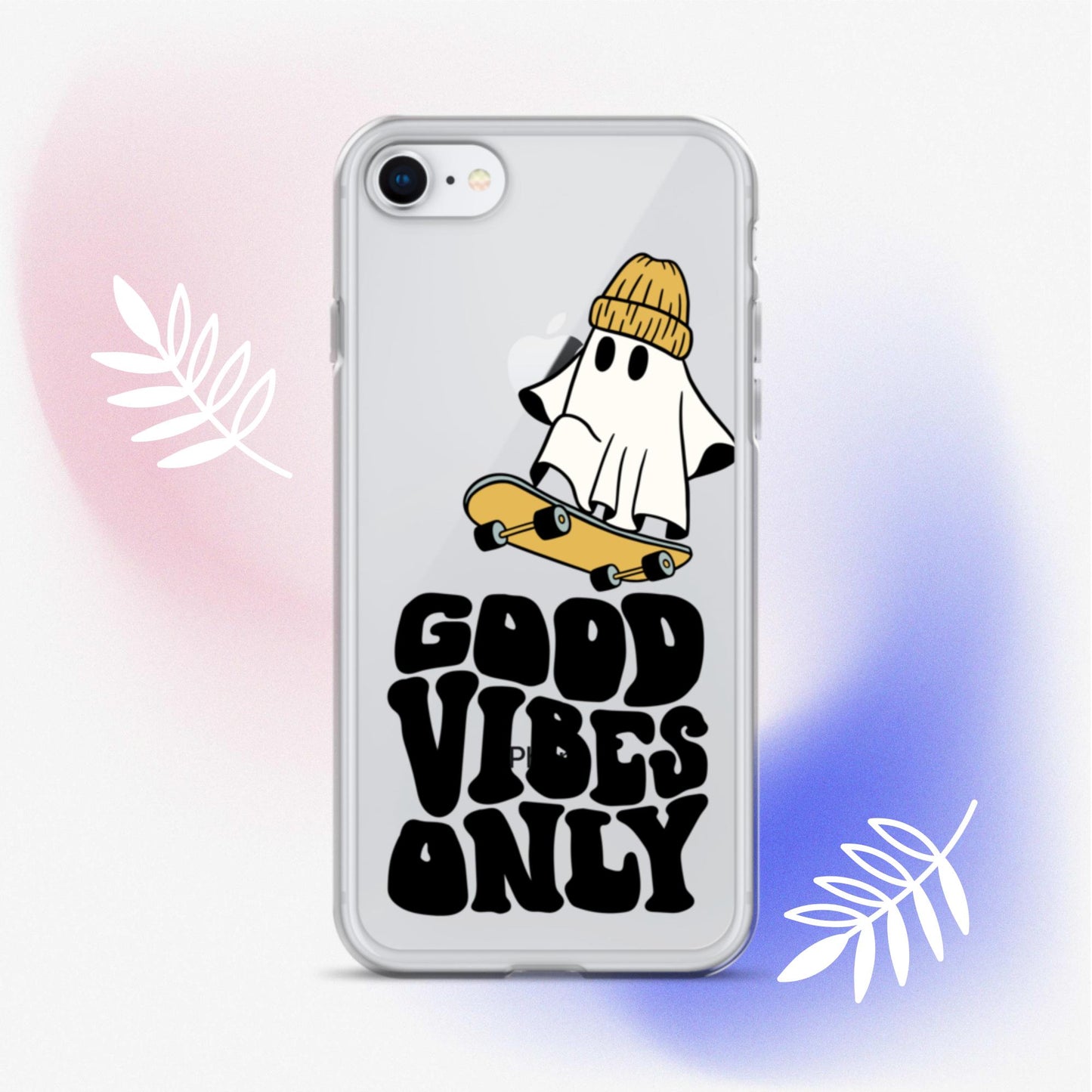 Good Vibes Ghost 3 - Clear Case for iPhone®