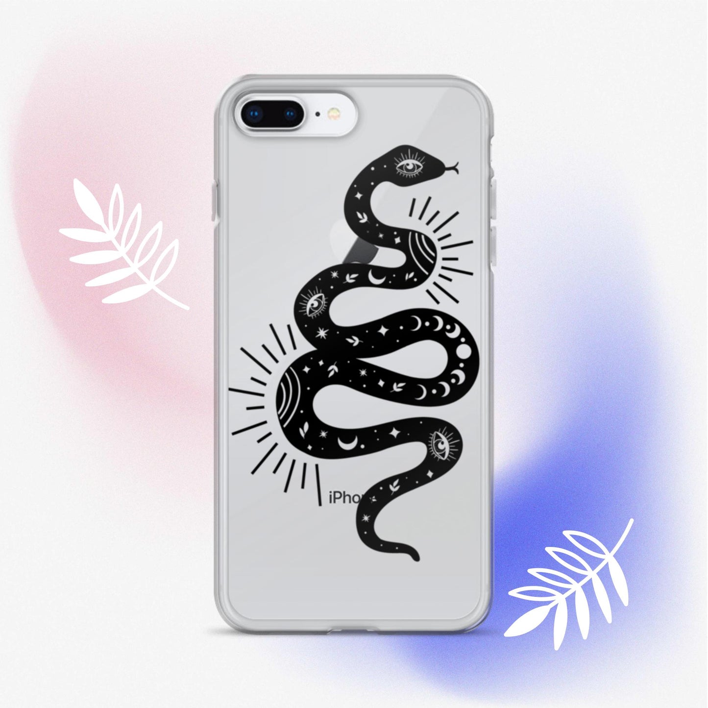 Celestial Snake Clear Case for iPhone®