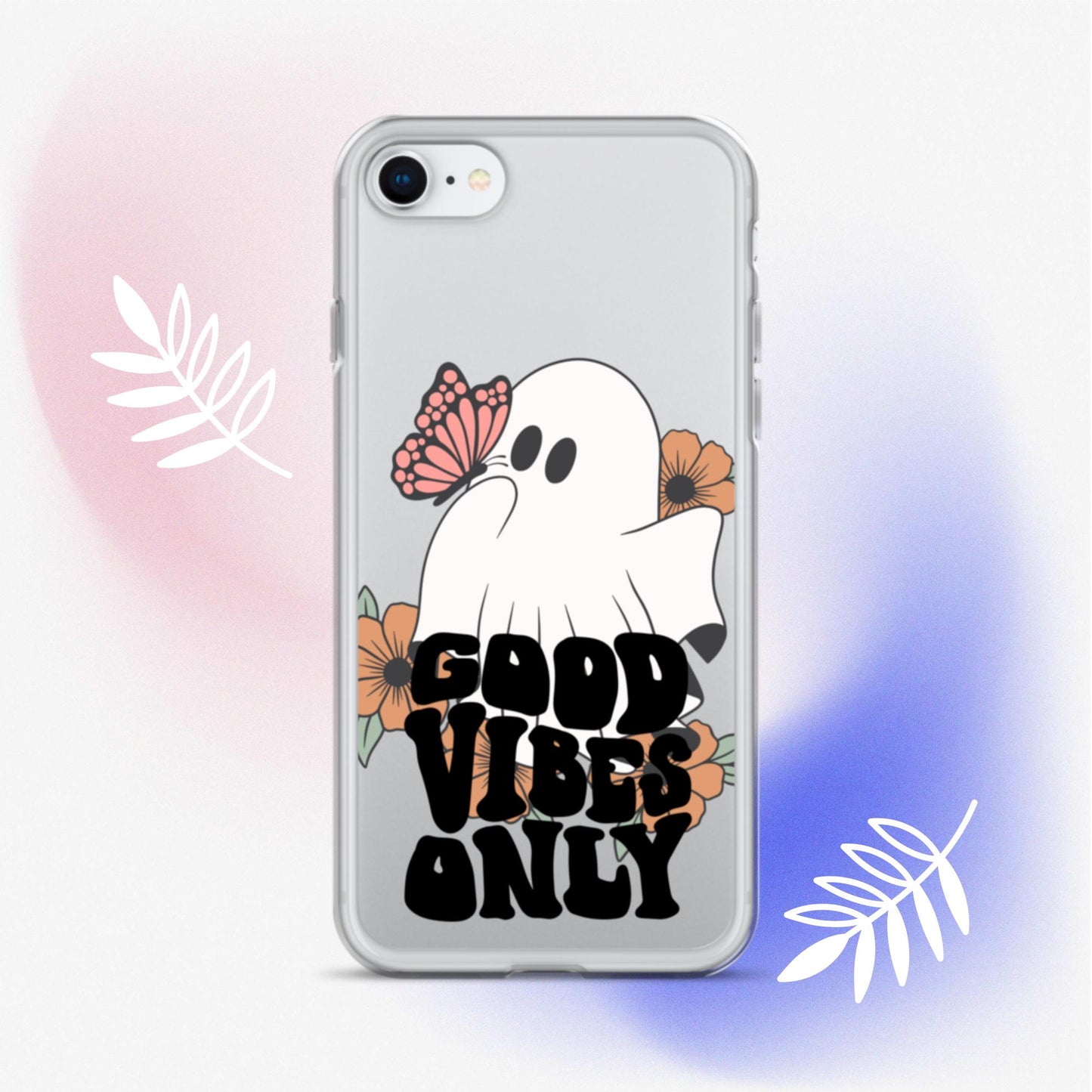 Good Vibes Ghost 2 - Clear Case for iPhone®