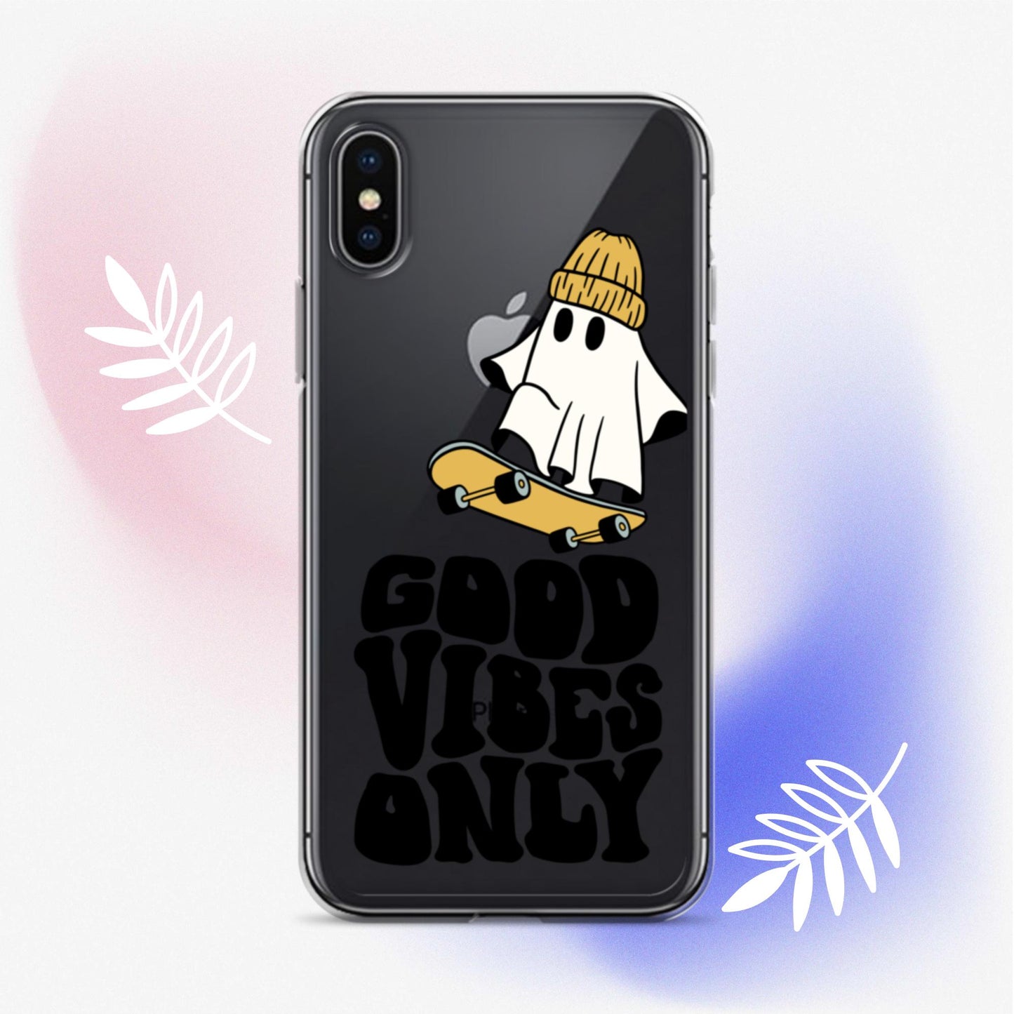 Good Vibes Ghost 3 - Clear Case for iPhone®