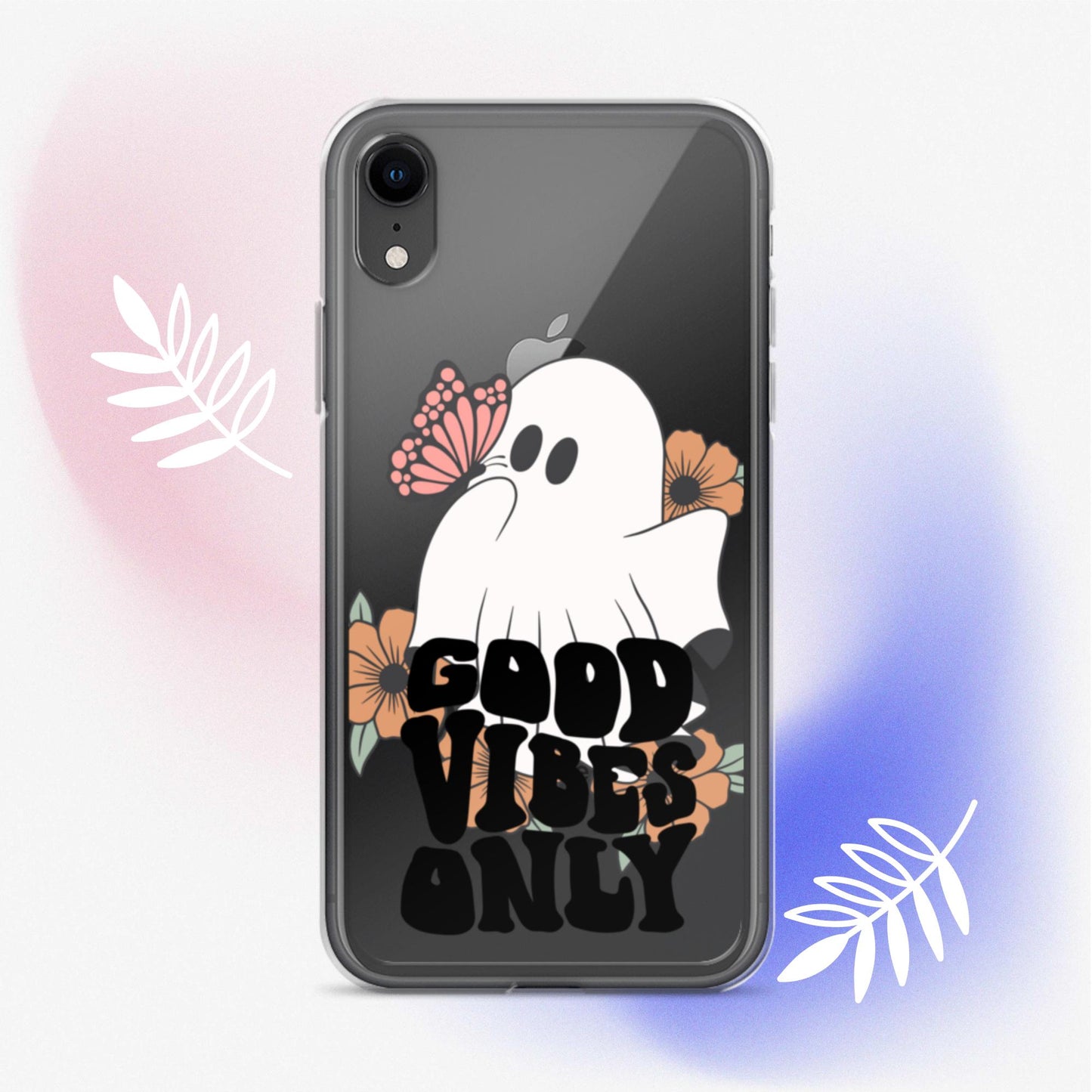 Good Vibes Ghost 2 - Clear Case for iPhone®