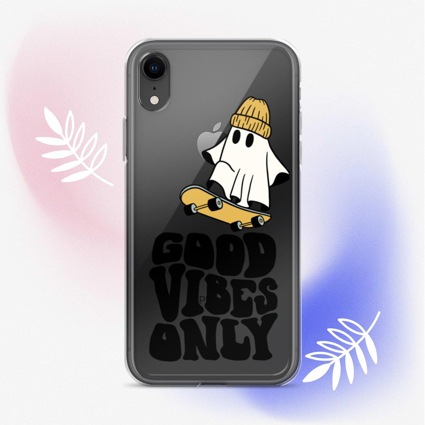 Good Vibes Ghost 3 - Clear Case for iPhone®