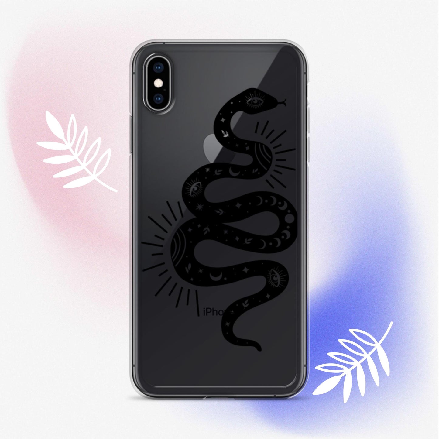 Celestial Snake Clear Case for iPhone®