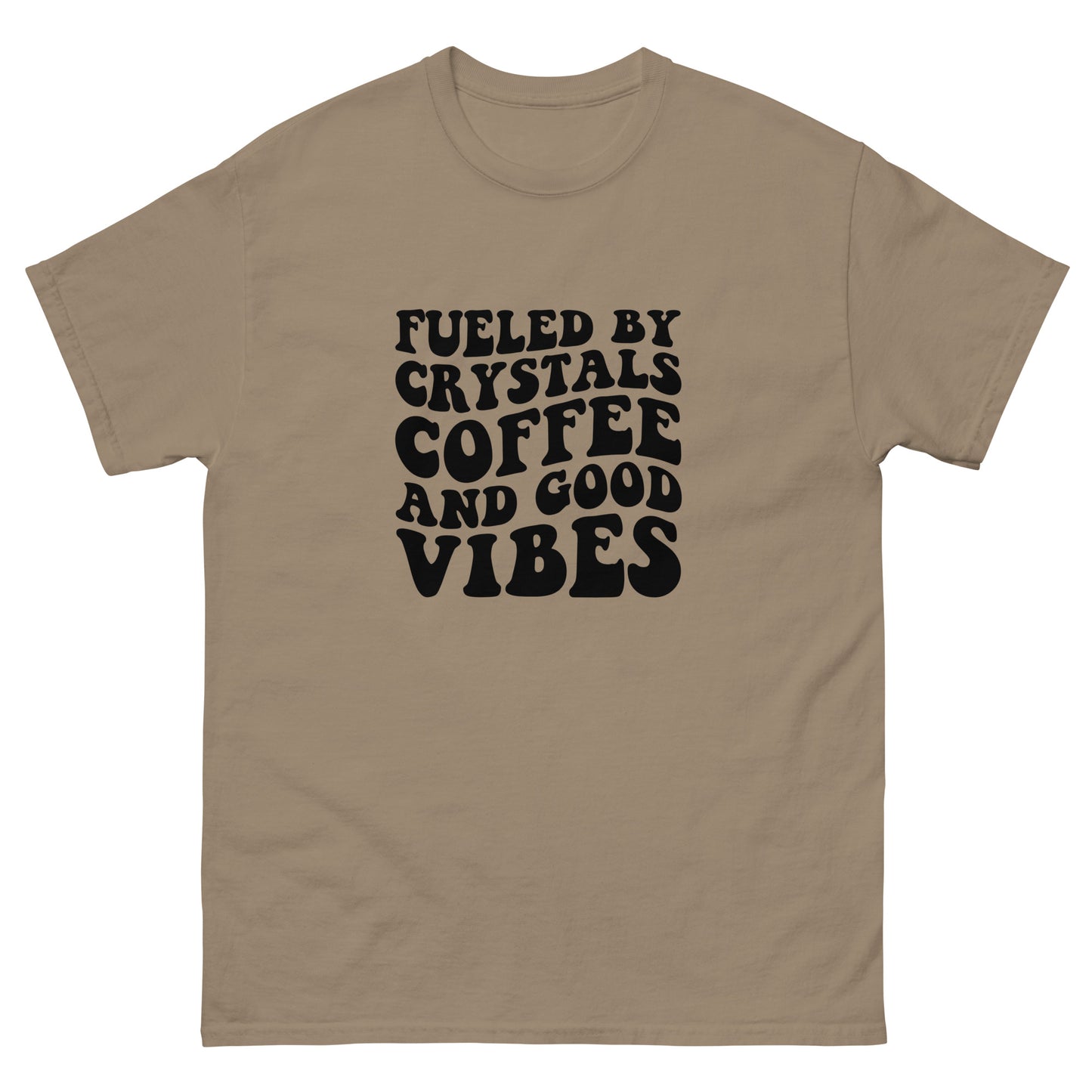 Fueled by coffee crystals and good vibes Men's classic tee