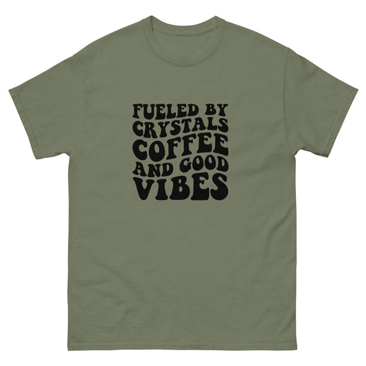 Fueled by coffee crystals and good vibes Men's classic tee