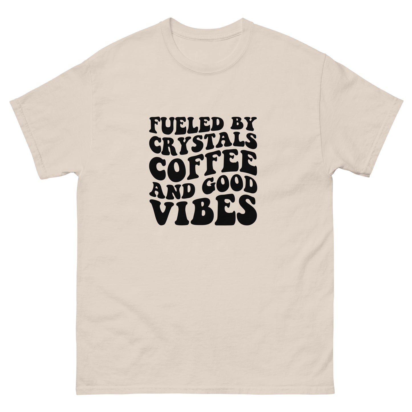 Fueled by coffee crystals and good vibes Men's classic tee