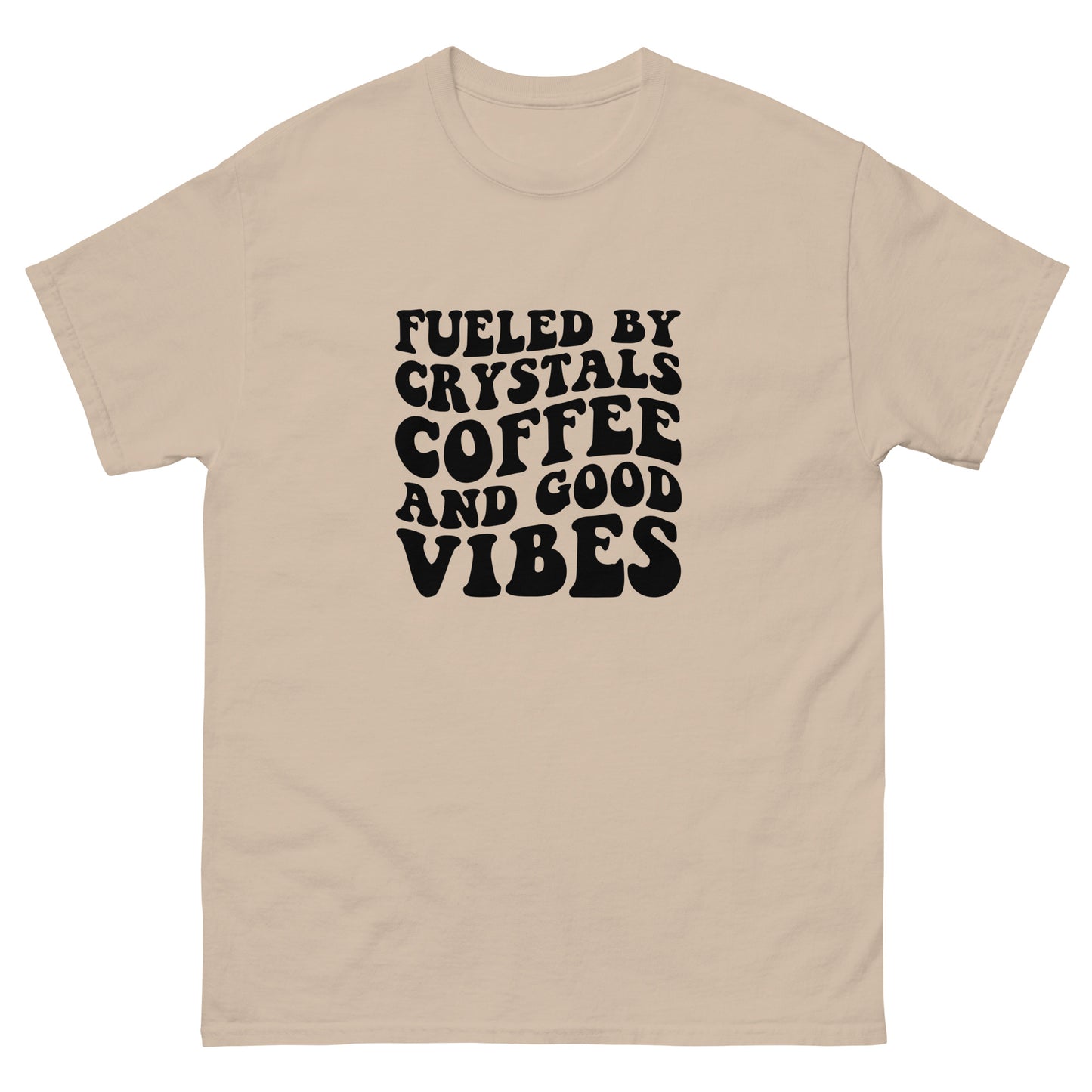 Fueled by coffee crystals and good vibes Men's classic tee