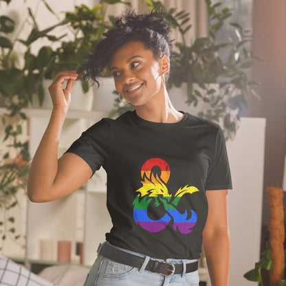 Rainbow DND Short-Sleeve Unisex T-Shirt