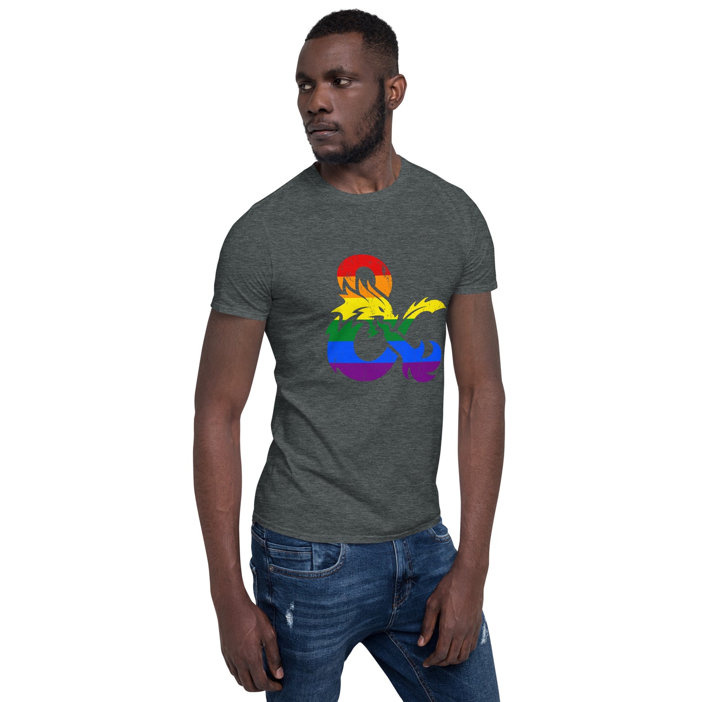 Rainbow DND Short-Sleeve Unisex T-Shirt