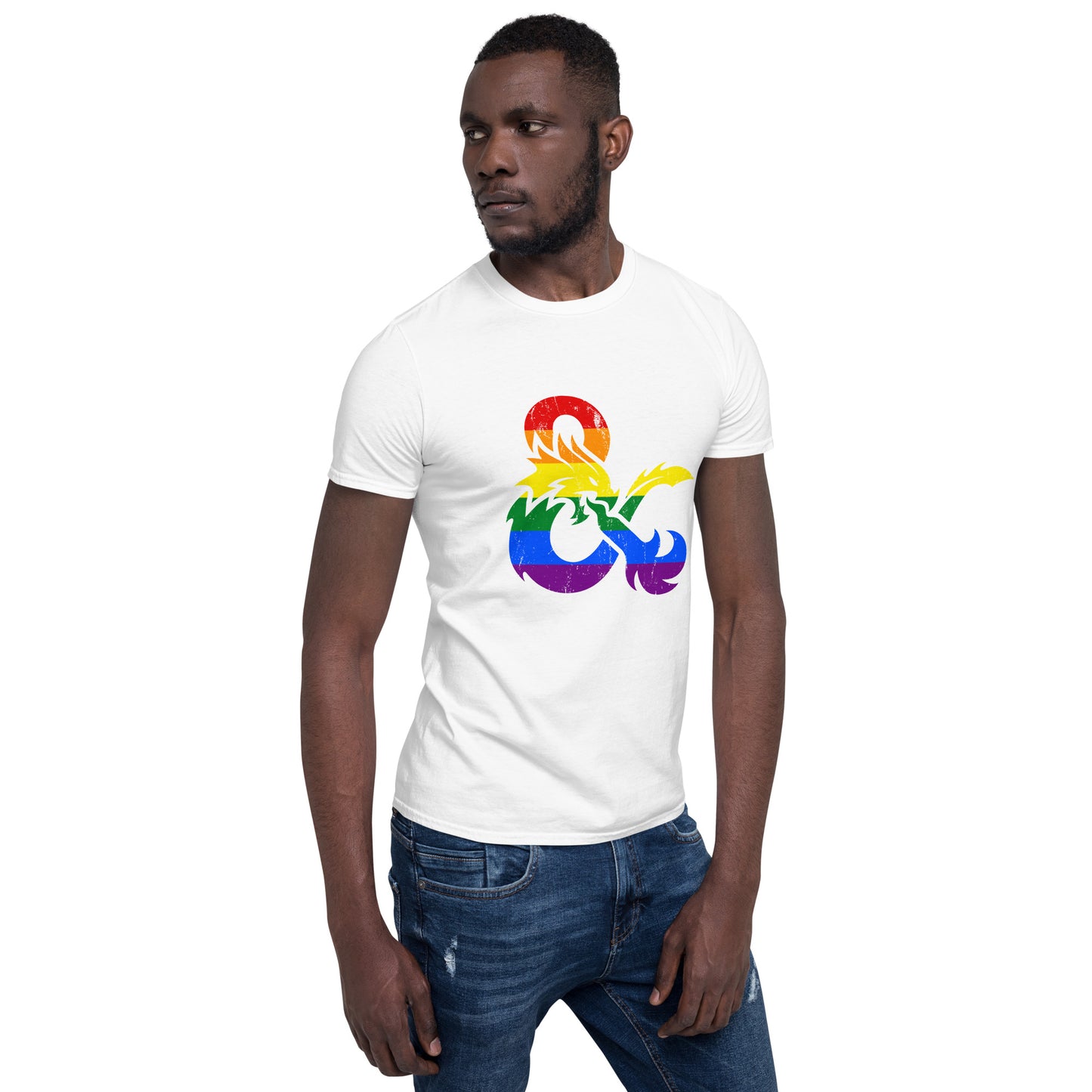 Rainbow DND Short-Sleeve Unisex T-Shirt