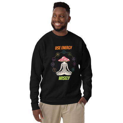 Use Your Energy Wisely - Unisex Premium Sweatshirt