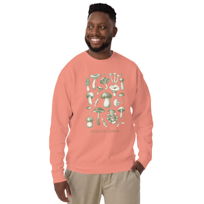 Never Stop Growing - Unisex Premium Sweatshirt