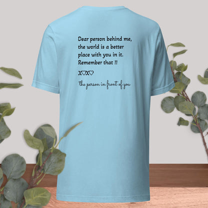 Dear Person Letter, Unisex t-shirt