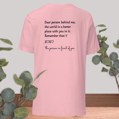 Dear Person Letter, Unisex t-shirt