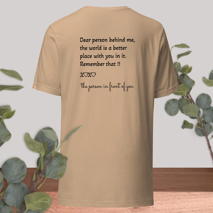 Dear Person Letter, Unisex t-shirt