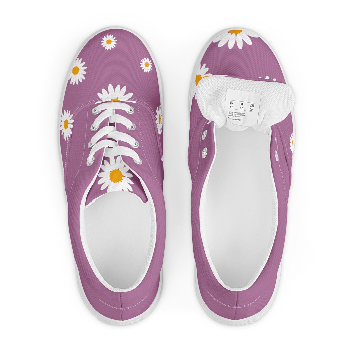 Purple Daisy Women’s lace-up canvas shoes